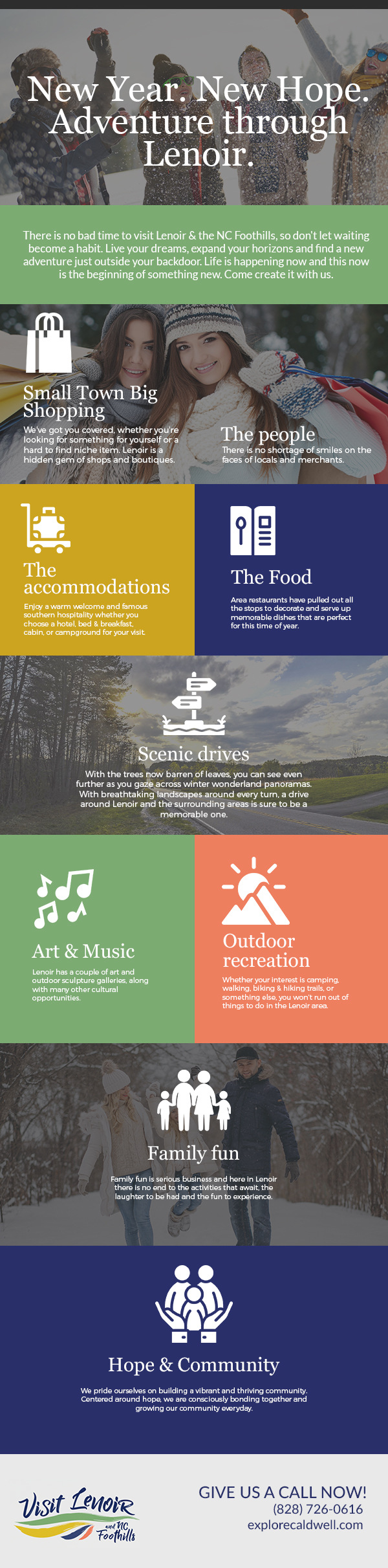 10 Reasons to Visit Lenoir for the Holidays [infographic]